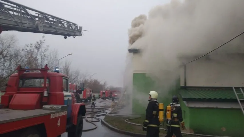 На "Мастоўдрэве" адбыўся пажар, на прадпрыемстве працавалі следчыя