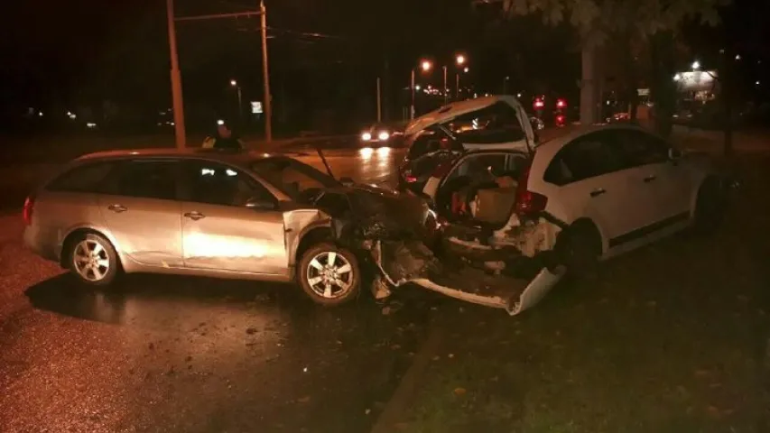 У Мінску п’яны кіроўца за 15 хвілінаў разбіў пяць аўто