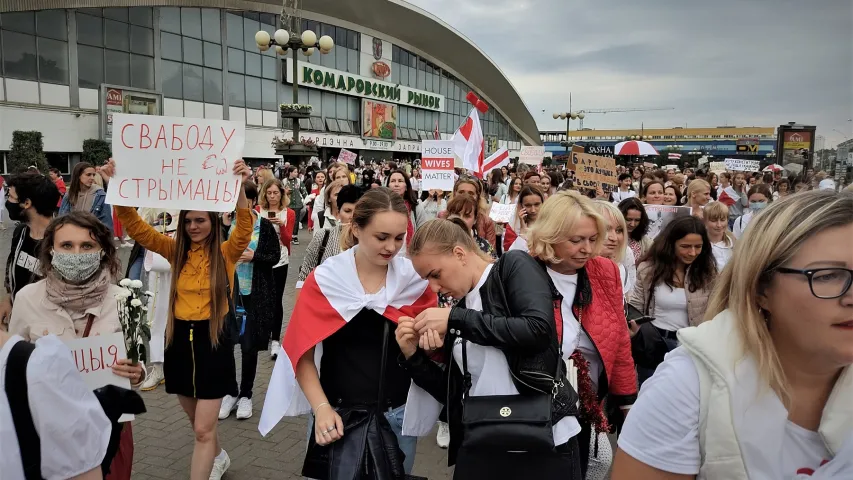 В Минске прошёл женский марш солидарности