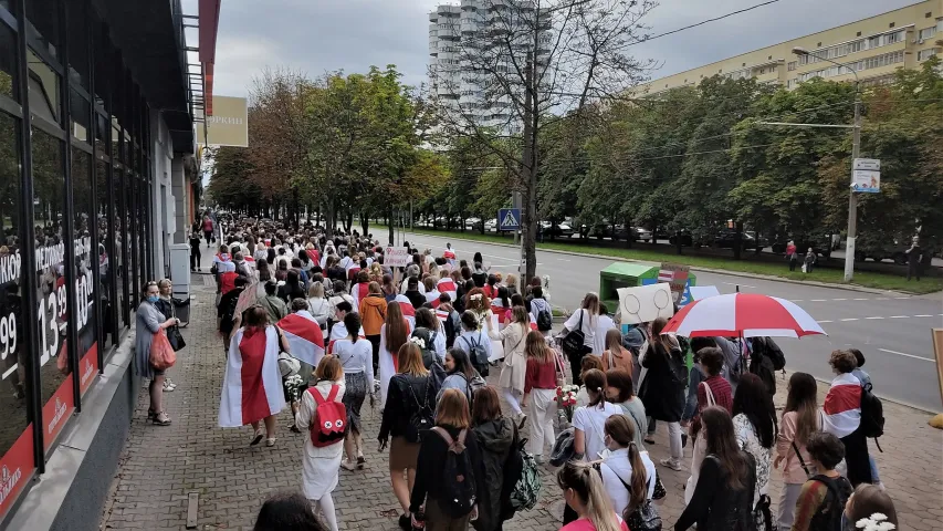 В Минске прошёл женский марш солидарности