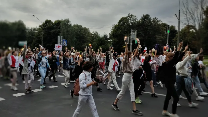 В Минске прошёл женский марш солидарности