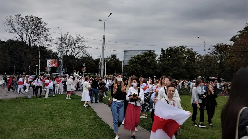 В Минске прошёл женский марш солидарности