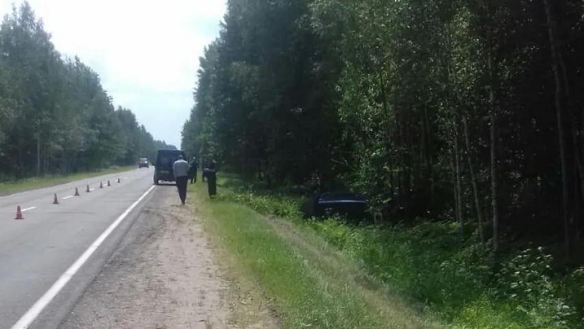 Пад Магілёвам перакулілася маршрутка, пацярпелі чатыры пасажыры