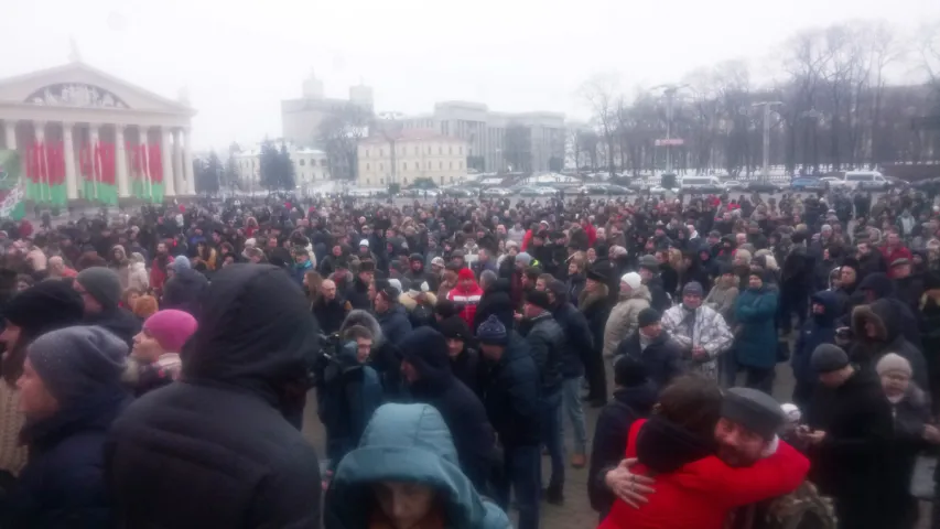 У Мінску прайшоў "Марш абураных беларусаў" (онлайн)