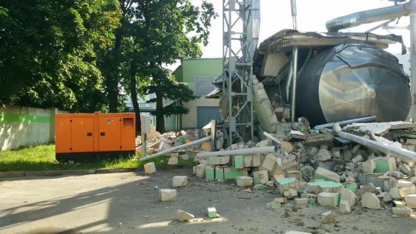 На “Мастоўдрэве” здарыўся выбух —  разбураны будынак