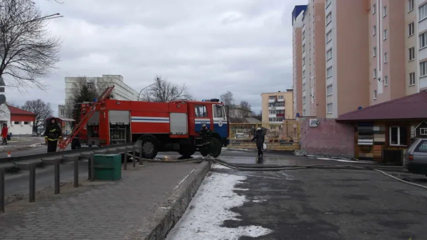 Пры пажары ў мазырскім інтэрнаце эвакуявалі сем чалавек