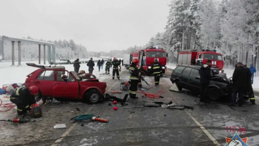 У страшным ДТЗ у Мазырскім раёне загінуў чалавек, яшчэ двое шпіталізаваныя