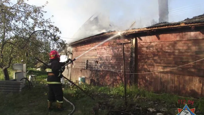 У Мазырскім раёне на пажары ў доме загінуў мужчына