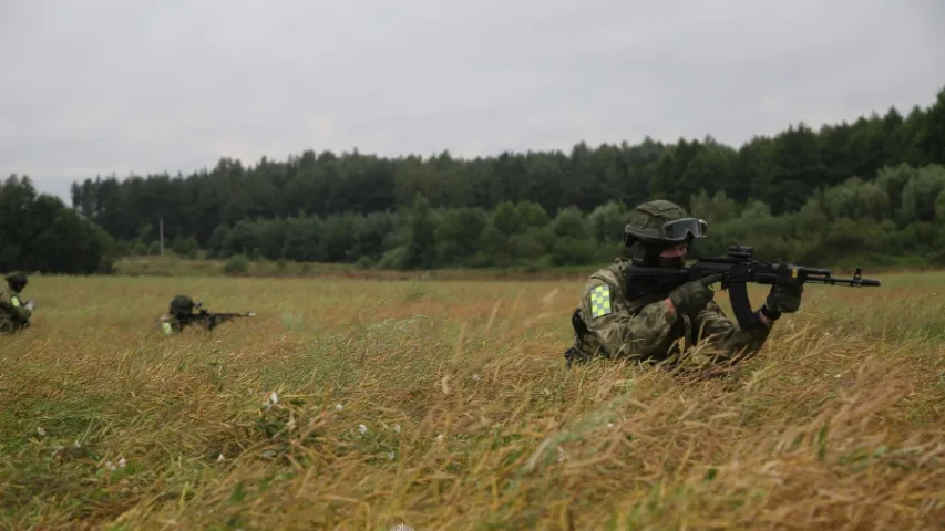 У Беларусі адпрацоўвалі ліквідацыю ўмоўнай "банды", якая прарвалася з-за мяжы