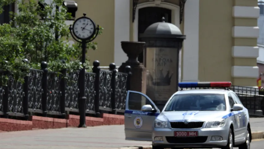 Да ГУМа, дзе на вечар запланаваны пратэстны пікет, прыехалі аўтазакі (фота)