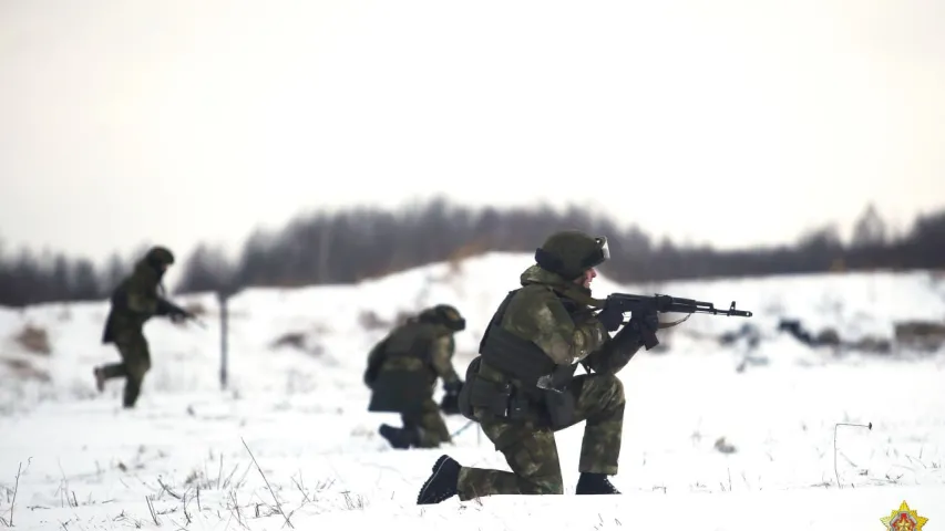 Мінабароны паказала палявыя заняткі беларускіх міратворцаў