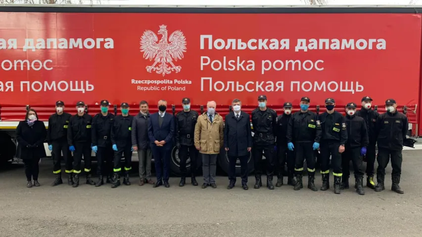 У Беларусь прыбыла гуманітарная дапамога з Польшчы