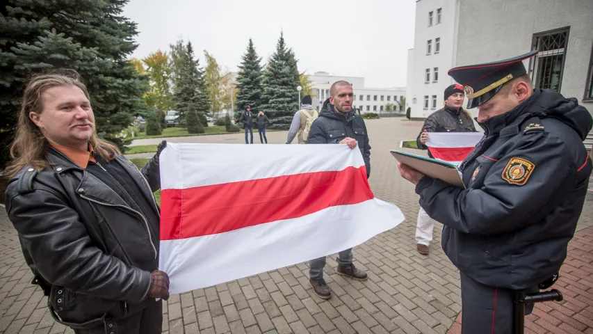 Як праходзіў пікет у падтрымку Эдуарда Пальчыса (фотарэпартаж)