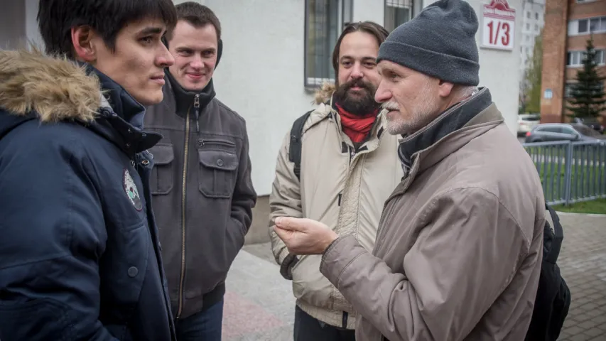 Як праходзіў пікет у падтрымку Эдуарда Пальчыса (фотарэпартаж)