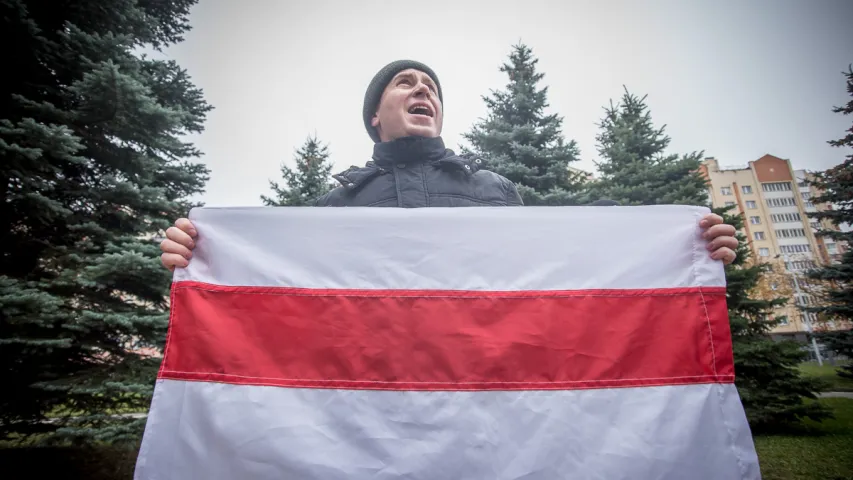 Як праходзіў пікет у падтрымку Эдуарда Пальчыса (фотарэпартаж)