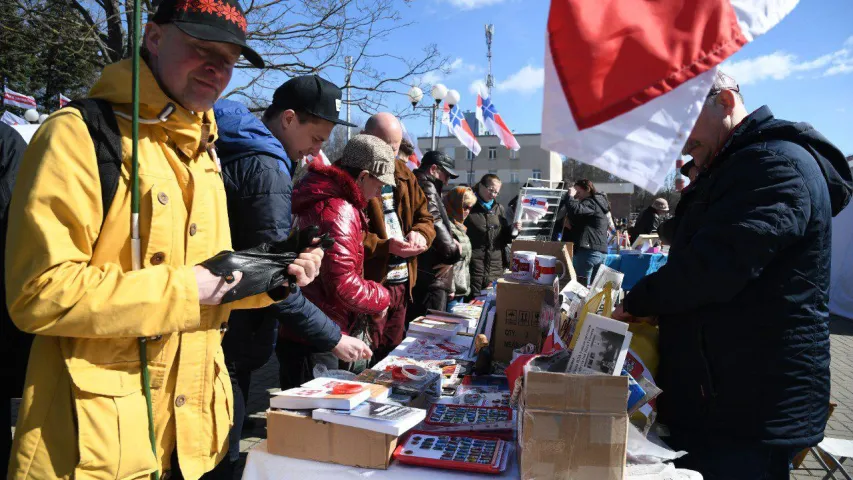 Шмат людзей і БЧБ-паветра: у Мінску праходзіць канцэрт да Дня Волі!