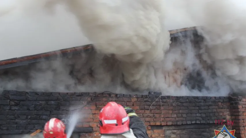 Пажар на сушылцы піламатэрыялаў адбыўся ў Быхаве