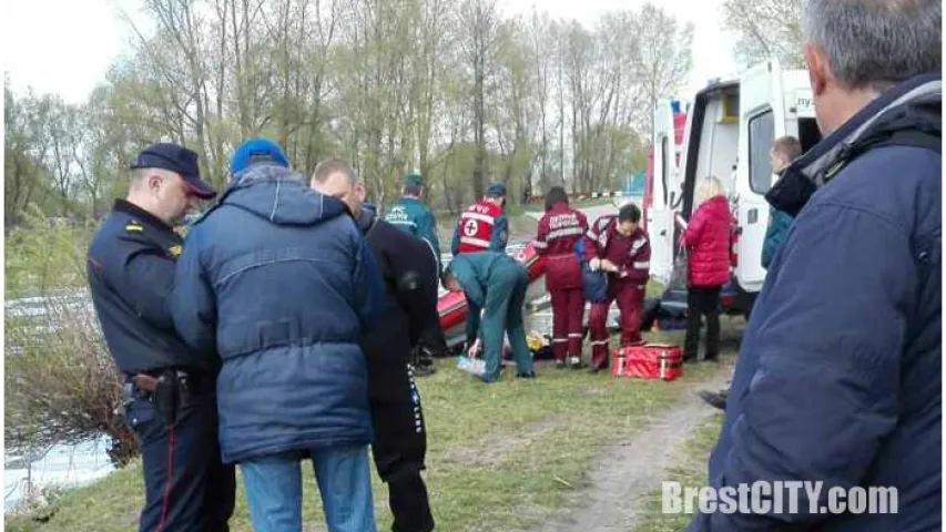 У Брэсце загінуў мужчына, які скокнуў з дамбы шлюза ў Мухавец