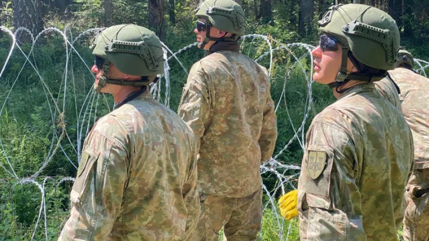 Як літоўцы будуюць "сцяну" на мяжы з Беларуссю