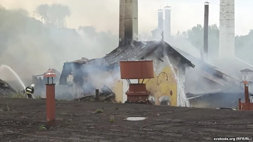 У Гродне гарэў былы палац Сапегаў, помнік архітэктуры XIX стагоддзя