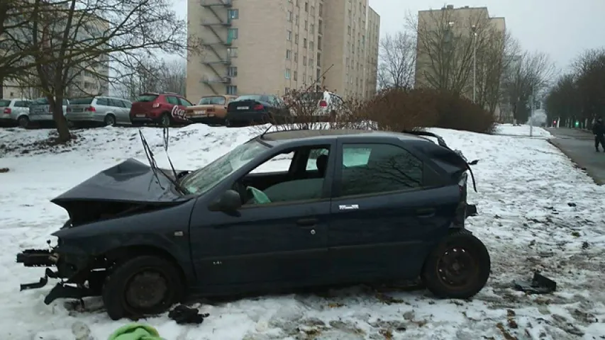 П’яны кіроўца “Сітраена” разбіўся ў мінскай Курасоўшчыне