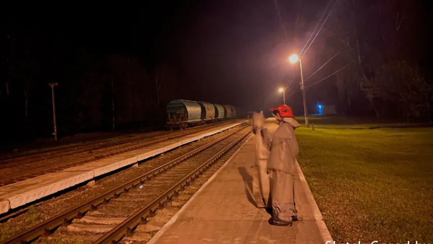 На станцыі Некрашы пад Слуцкам адбыўся разліў салянай кіслаты з цыстэрны (відэа)