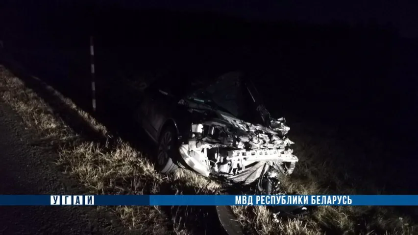 ДТЗ на трасе М1: кіроўца прапусціў паварот і спрабаваў вярнуцца заднім ходам