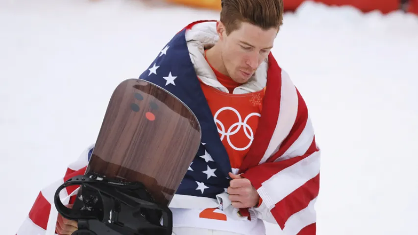 Амерыканскі сноўбардыст Шон Уайт стаў трохразовым алімпійскім чэмпіёнам