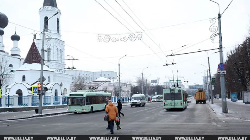 У Магілёве ў "час пік" на паўтары гадзіны спыніліся тралейбусы