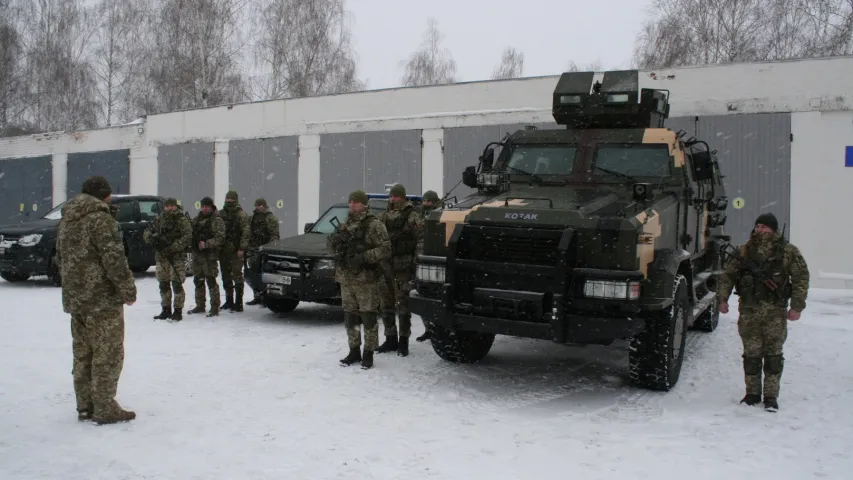 Каля мяжы з Беларуссю адбыліся антытэрарыстычныя вучэнні ўкраінцаў