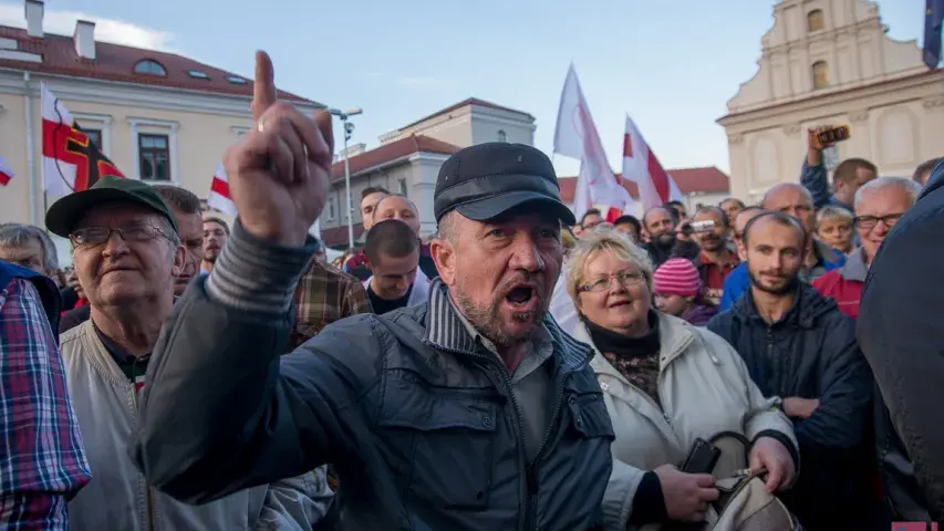 Акцыя супраць расійскай ваеннай базы ў Мінску ― фотарэпартаж