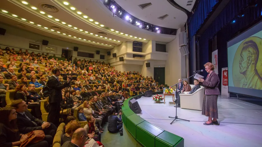 Фотарэпартаж: Святлана Алексіевіч сустрэлася з чытачамі ў Мінску