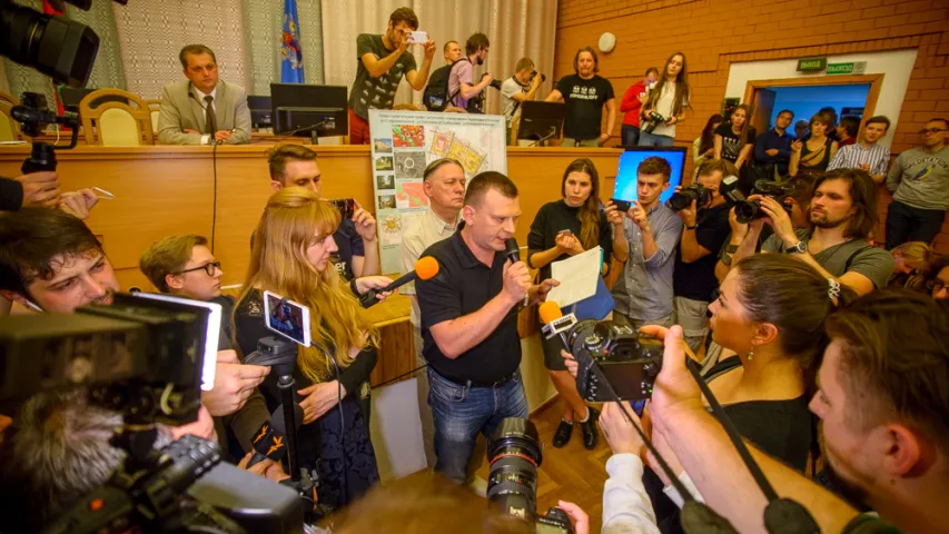 Улады прэзентавалі праект па мінскім мікрараёне Асмалоўка. Фотарэпартаж