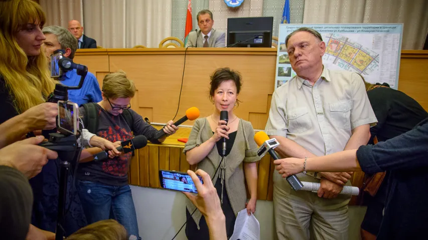 Улады прэзентавалі праект па мінскім мікрараёне Асмалоўка. Фотарэпартаж