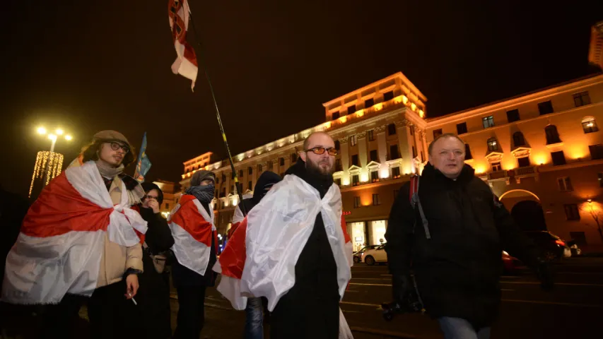 Як у Мінску пратэставалі супраць інтэграцыі Беларусі з Расіяй. Фотарэпартаж