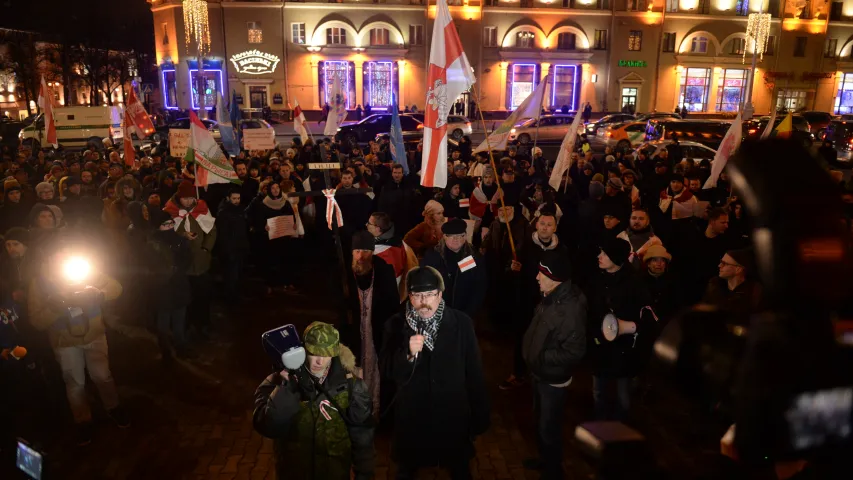 Як у Мінску пратэставалі супраць інтэграцыі Беларусі з Расіяй. Фотарэпартаж