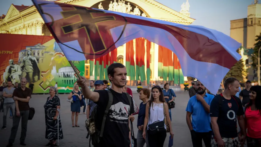 Як апазіцыя патрабавала новыя выбары. Фотарэпартаж 