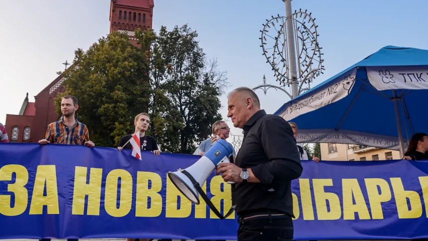 Як апазіцыя патрабавала новыя выбары. Фотарэпартаж 