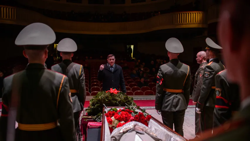 Як прайшло развітанне з Ігарам Лучанком (фота)