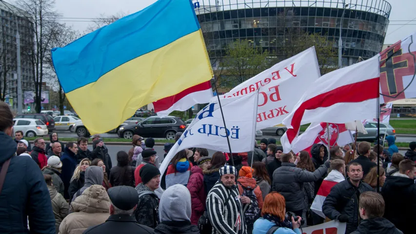 Плакаты "Чарнобыльскага шляху-2016" у Мінску