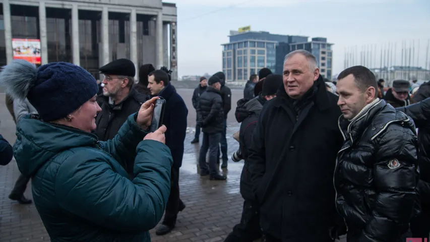 У Мінску прайшла акцыя прадпрымальнікаў — фотарэпартаж