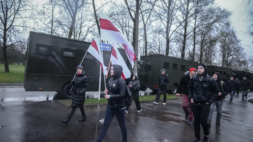 Фотарэпартаж з мітынгу КХП-БНФ у Мінску 