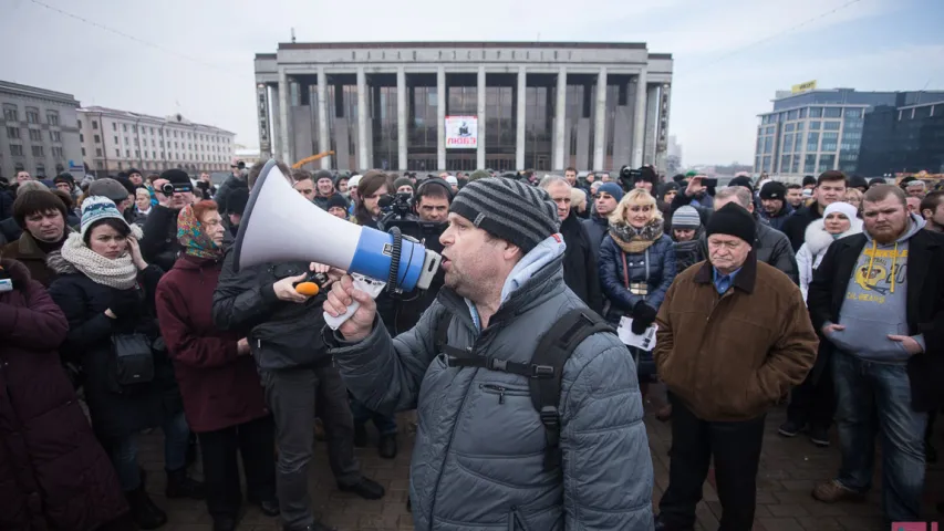 У Мінску прайшла акцыя прадпрымальнікаў — фотарэпартаж