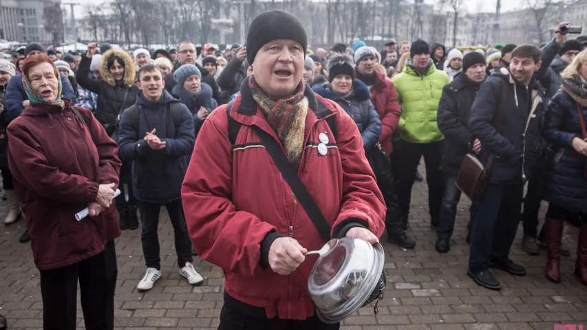 У Мінску прайшла акцыя прадпрымальнікаў — фотарэпартаж