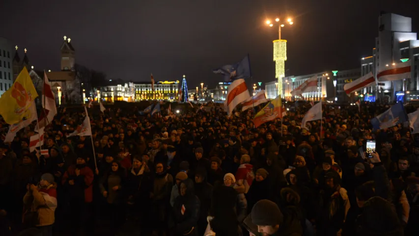 У Мінску прайшла акцыя супраць інтэграцыі з Расіяй