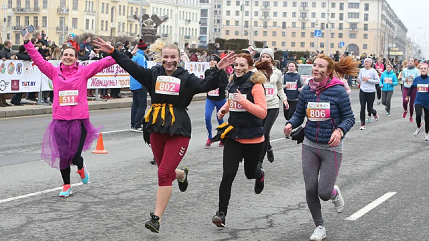 На забег Beauty Run у Мінску выйшлі Чаркашына, Хіжанкова, Касянкова