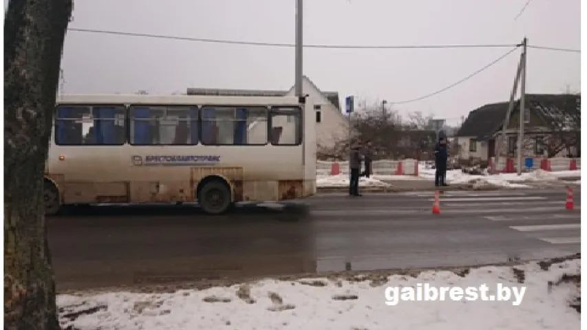 У Жабінцы аўтобус збіў дзяўчынку на пешаходным пераходзе