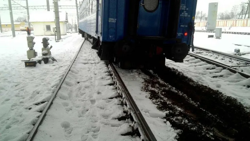 У Жлобіне сышоў з рэек вагон пасажырскага цягніка "Мінск — Запарожжа"