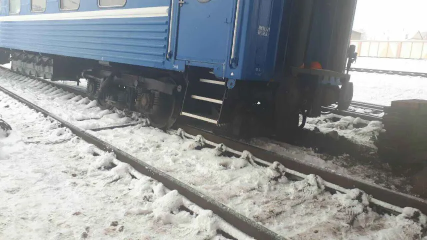 У Жлобіне сышоў з рэек вагон пасажырскага цягніка "Мінск — Запарожжа"