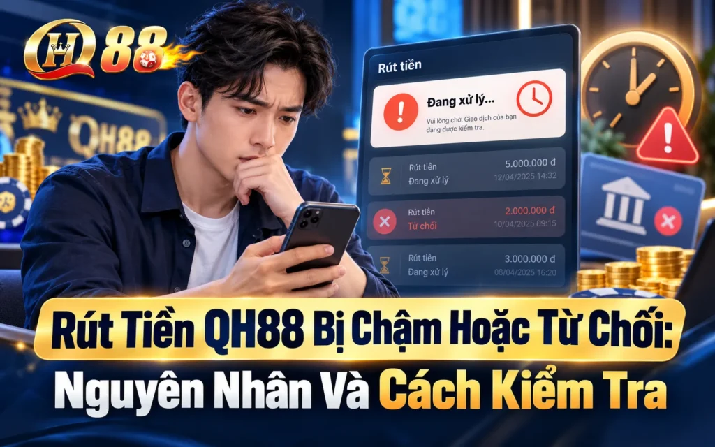 Rút Tiền QH88 Bị Chậm